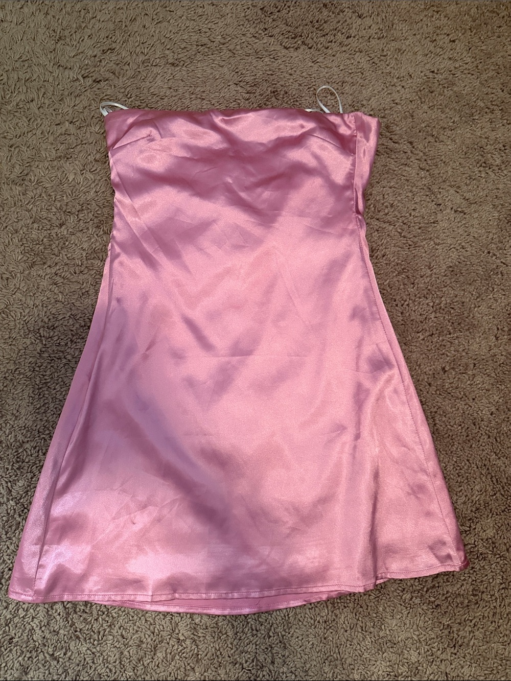 Princess Polly Pink Satin Mini Slip Dress